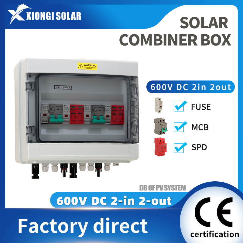 Solar Combiner Box - XIONGISOLAR Hoogwaardige 600V PV combiner box