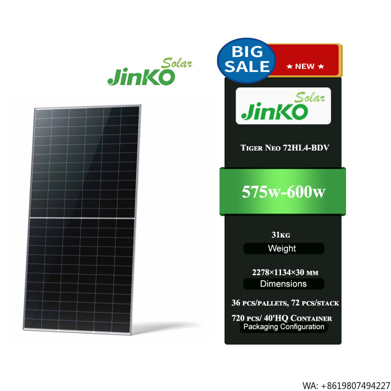 Jinko Tiger Neo 72HL4-BDV 575- - Jinko Solar Panel Tiger Neo recensie en prijs