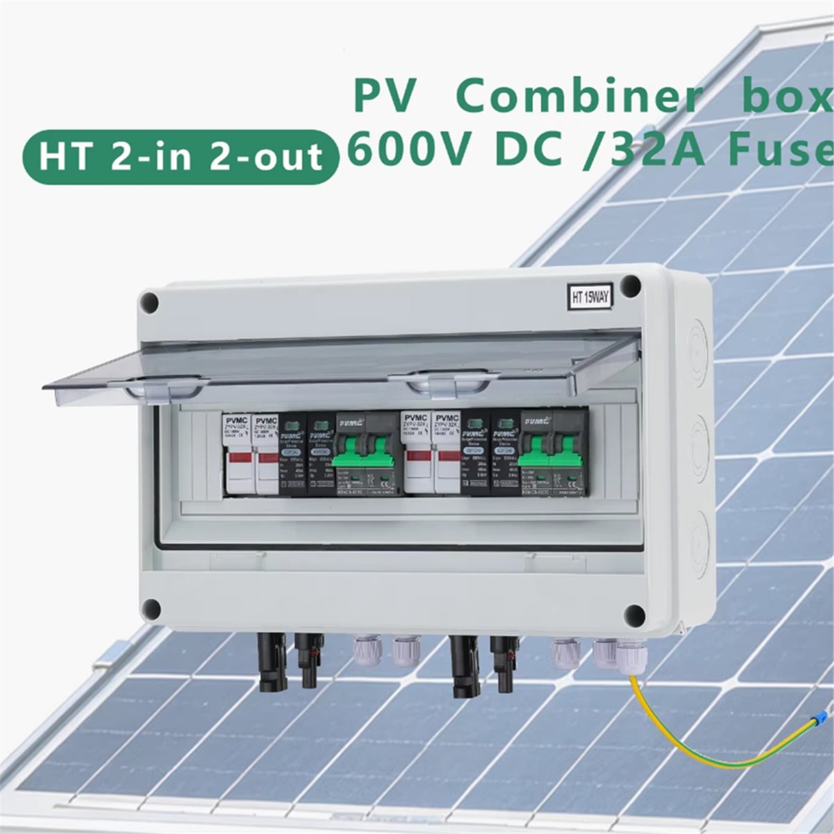 DT95 2 in 2 uit DC 600V zonne- - Solar Combiner Box recensie en prijs