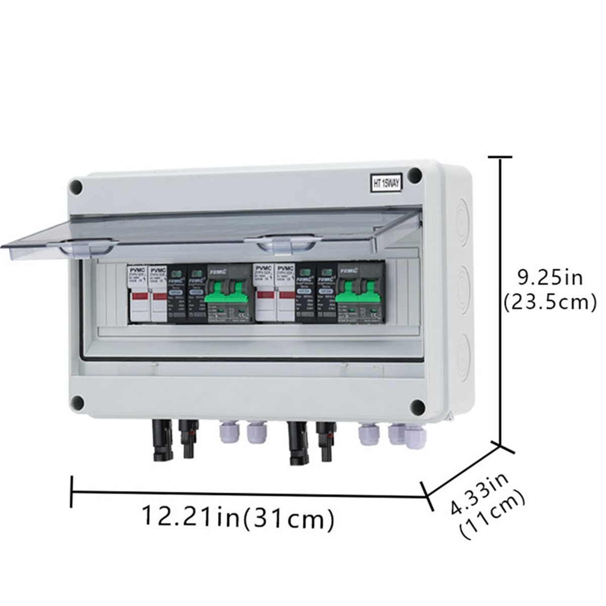DT95 2 in 2 uit DC 600V zonne- - Solar Combiner Box recensie en prijs
