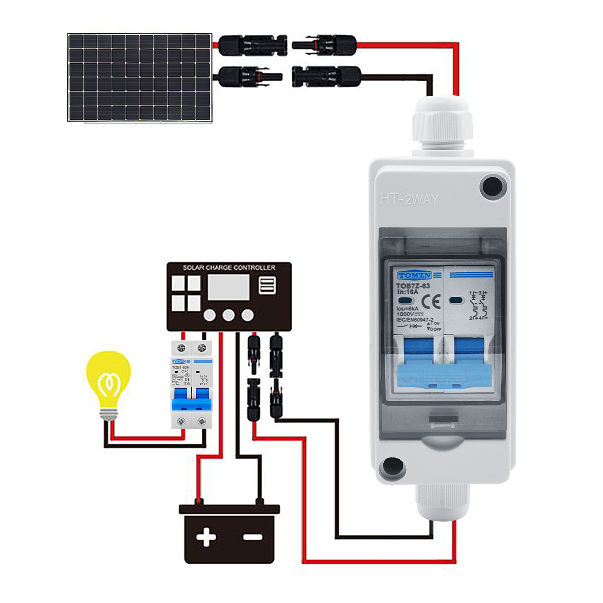 1 stuks TOMZN Solar Fotovoltaï - Solar Combiner Box recensie en prijs