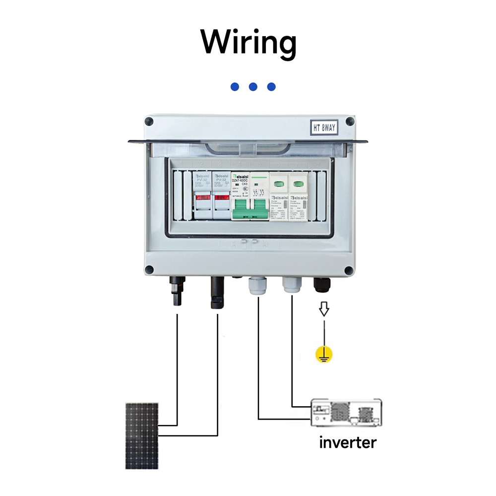 1 ingang 1 uitgang zonne-fotov - Solar Combiner Box recensie en prijs