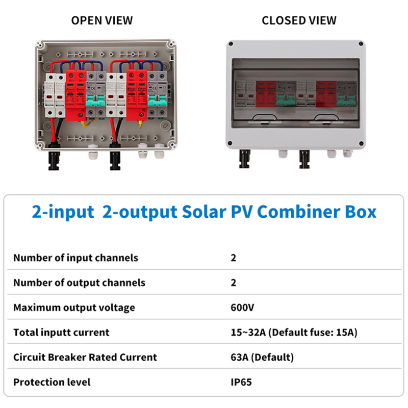 Volledig koperen draad PV-comb - Solar Combiner Box recensie en prijs