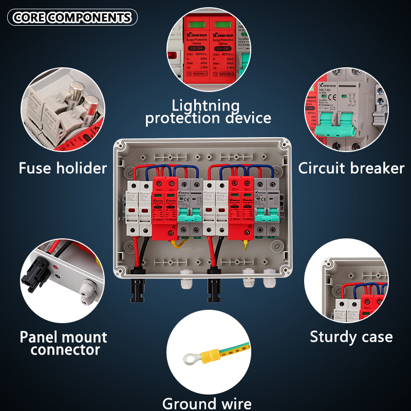 Volledig koperen draad PV-comb - Solar Combiner Box recensie en prijs